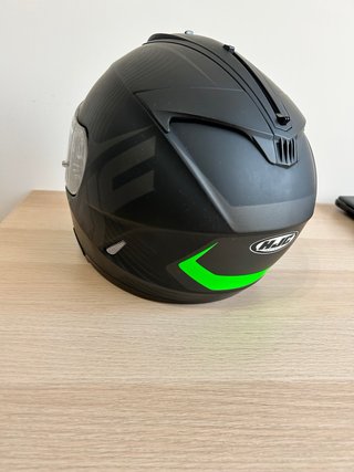 Casco Integral HJC Negro y Verde