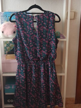 Vestido corto floral verano