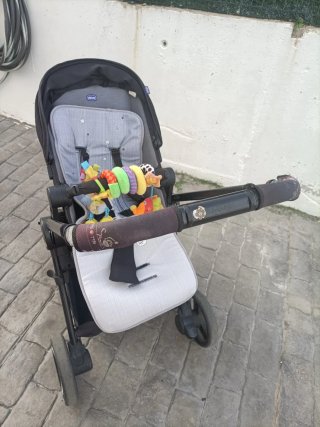 Carrito Bebé Chicco Trio Negro