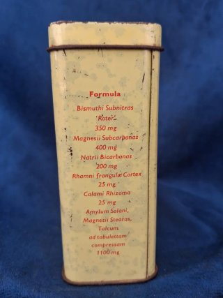 Lata Farmacia Vintage Roter