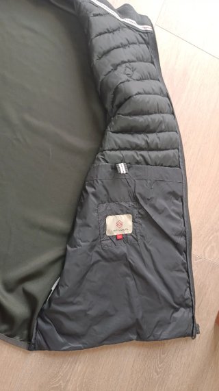 Chaleco acolchado hombre verde oliva