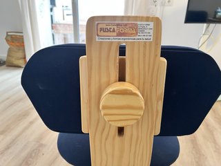 Silla ergonómica madera negra
