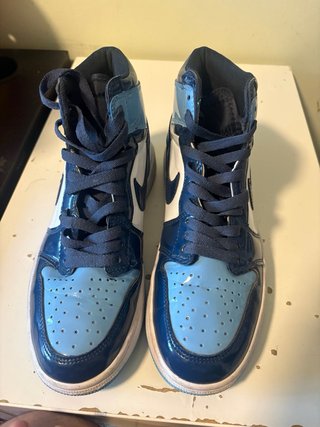 Nike Air Jordan 1 Mid Azul Marino/Blanco