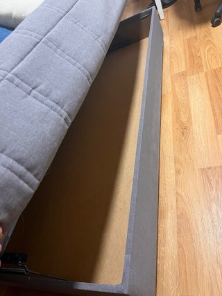 Sofá Cama 3 Plazas Gris con Arcón