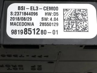 Caja fusibles PSA 9819851280