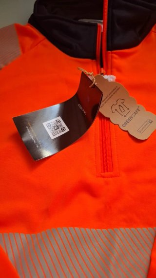 2 Polos de trabajo naranja y azul