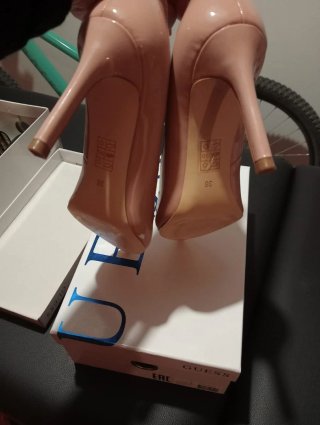 Zapatos Guess Rosados Tacón