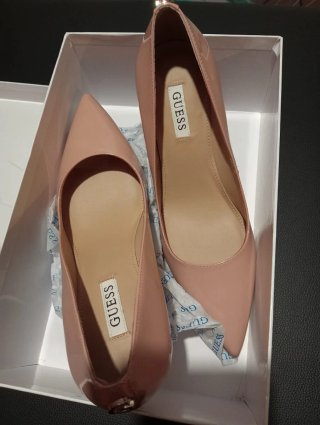 Zapatos Guess Rosados Tacón