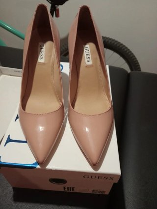 Zapatos Guess Rosados Tacón