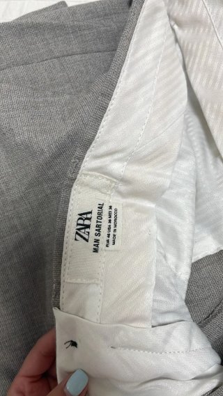 Traje Zara Man Sartorial Gris (leer descripción)