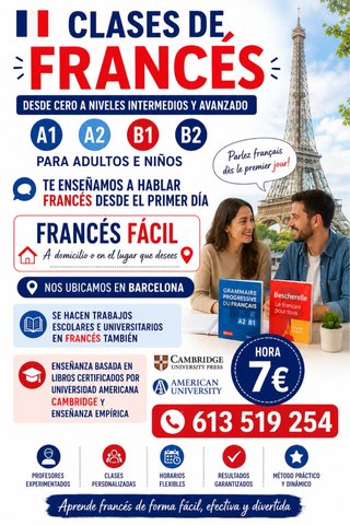 CLASES DE FRANCES PARTICULARES INTENSIVAS