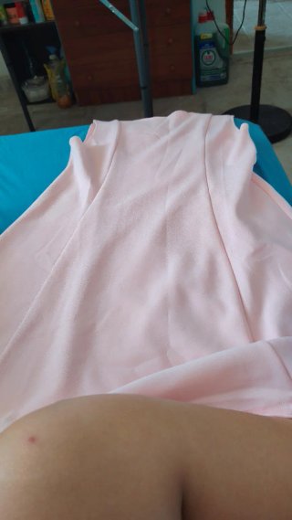 Vestido verde con estampado