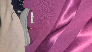 Conjunto morado vestido y chaqueta