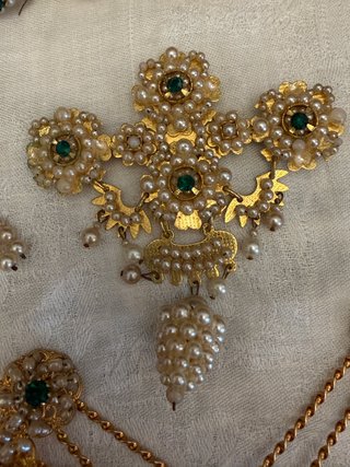 Aderezo Fallera Adulta Oro y Perlas