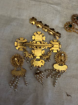 Aderezo Fallera Adulta Oro y Perlas
