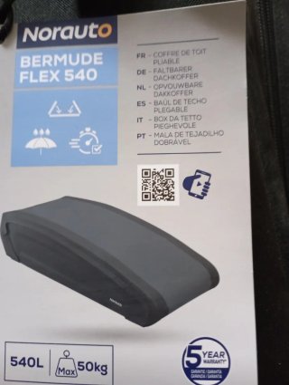 Cofre de techo plegable Norauto 540L