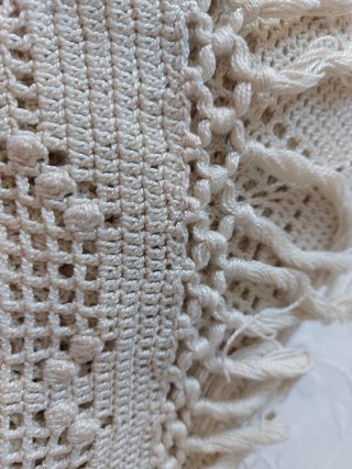 Colcha de ganchillo artesanal para cama de 135 cm