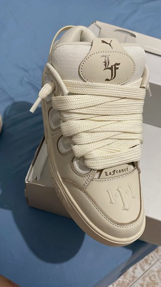 Zapatillas Puma La Francé Beige/Blanco