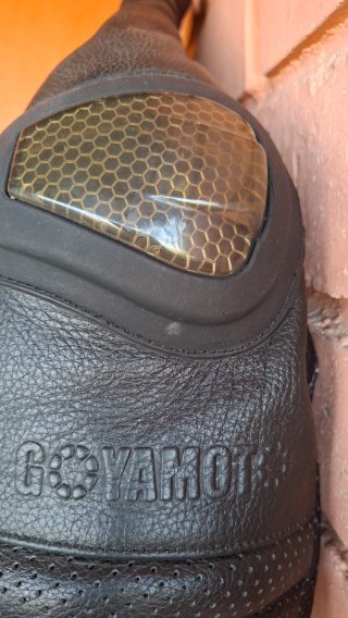 Chaqueta de piel para moto