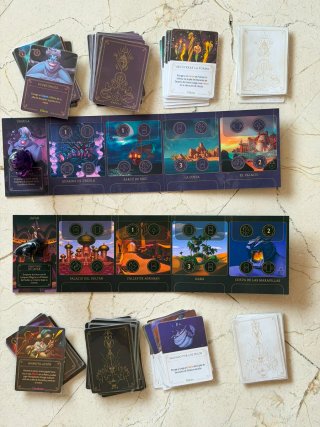Juego de mesa Villainous Disney-Cartas enfundadas