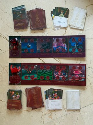 Juego de mesa Villainous Disney-Cartas enfundadas