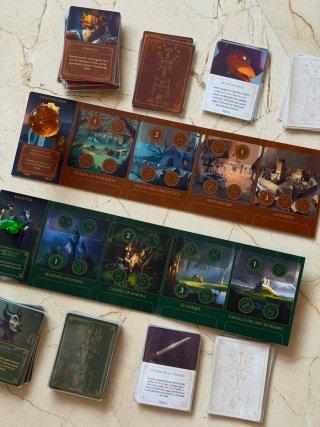 Juego de mesa Villainous Disney-Cartas enfundadas