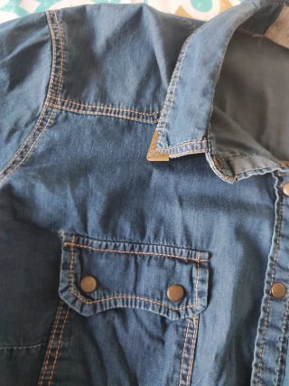Camisa vaquera Stradivarius Talla L