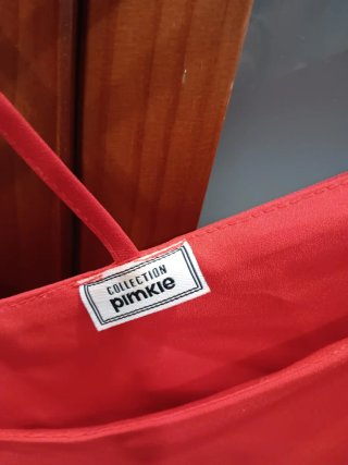 Blusa tirantes roja talla L