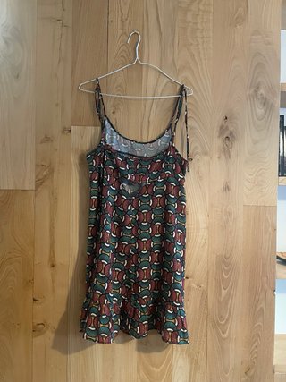 Vestido mini estampado