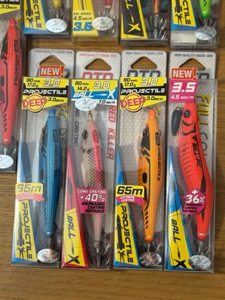 4 señuelos de pesca Projectile Deep