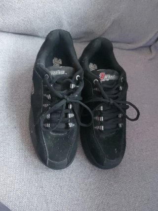 Zapatillas 3 Wheelers Negras con Ruedas