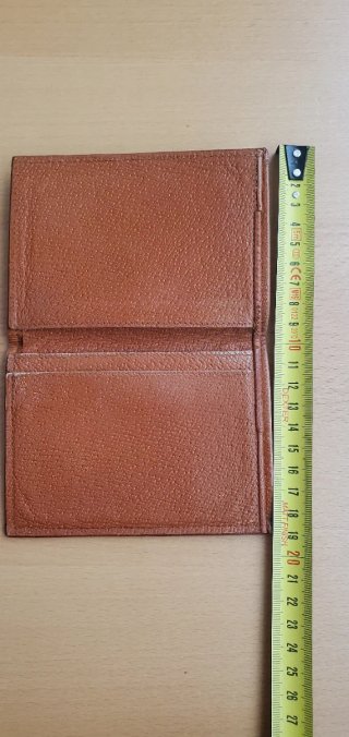 Portafoglio vintage pelle The Great Plains anni 80