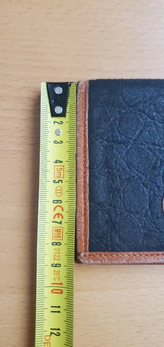 Portafoglio vintage pelle The Great Plains anni 80