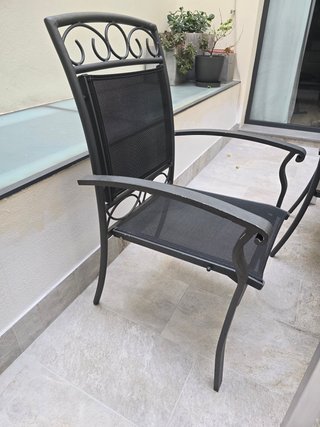 4 Sillas de Exterior Ligeras