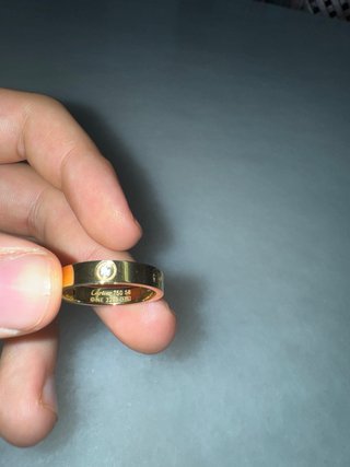 Anillo Cartier dorado