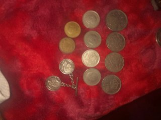 Lote monedas antiguas peseta