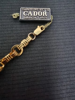 Pulsera Cador Oro 18K ( gold filled).