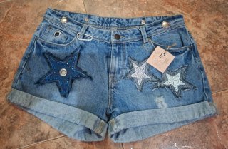 Shorts vaqueros Talla S customizado único