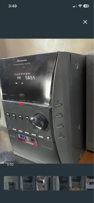 Minicadena Panasonic SA-PM31 MP3 5 CD Casete