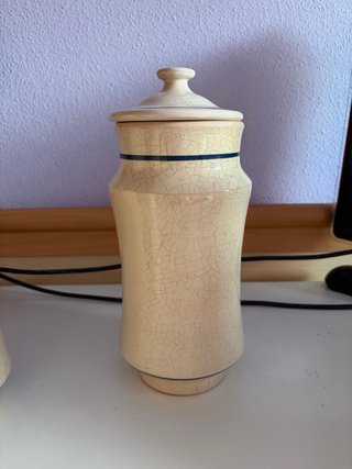 Albarero Bote cerámica farmacia vintage Salvia
