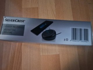 Cargador Inalámbrico Silvercrest 10W Qi