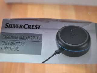 Cargador Inalámbrico Silvercrest 10W Qi