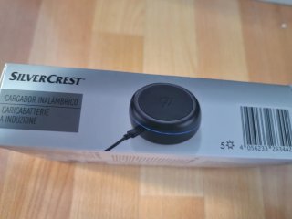 Cargador Inalámbrico Silvercrest 10W Qi