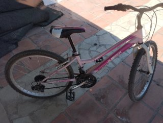 Bicicleta infantil rosa