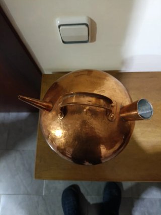 Botijo de cobre martillado artesanal