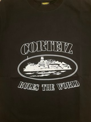 T-shirt Corteiz Alcatraz Nera Taglia M