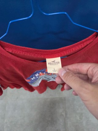 Camiseta Hollister Hombre Talla L