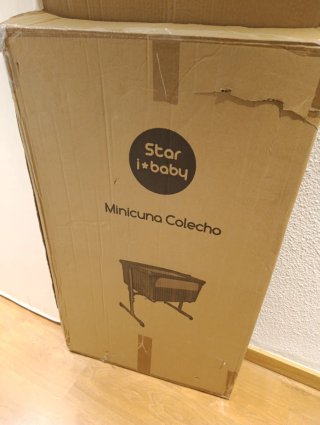 Mini Cuna Colecho Bebé Gris