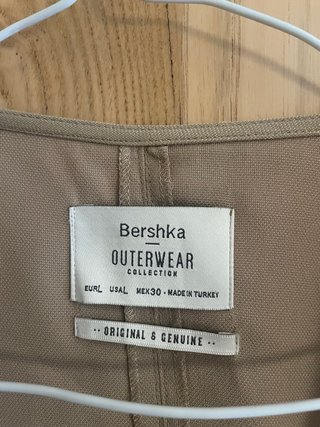 Chaqueta Bershka Verano Beige Talla L