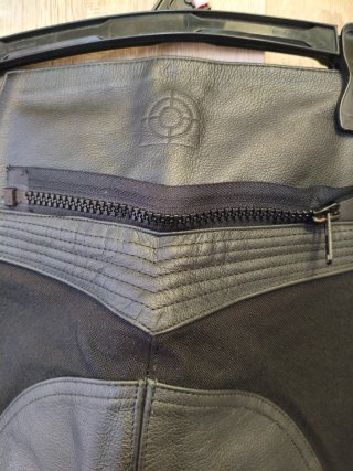 Pantalones Moto Cuero GRID Negros